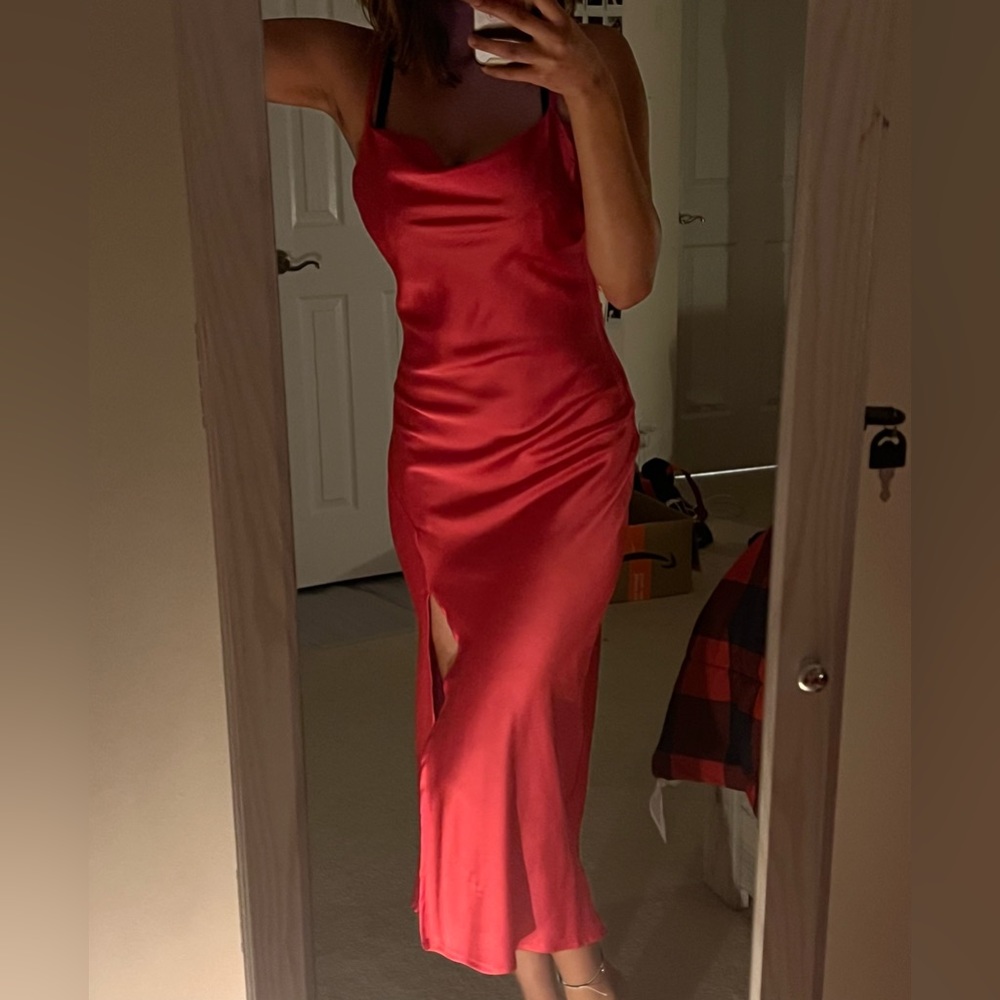 Pink prom or party dress worn once